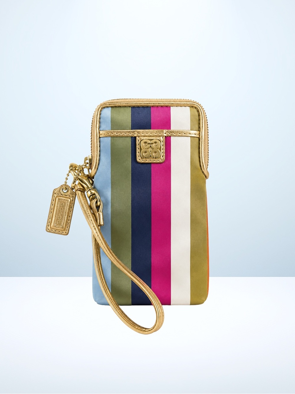 COACH Legacy Stripe Universal Case - Multi/Gold